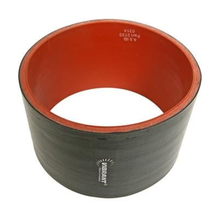 Vibrant 4 Ply Reinforced Silicone Sleeve Connector- Black V32-2722